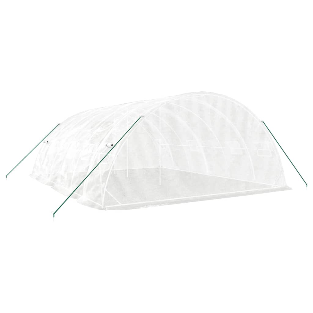 Šiltnamis su plieno rėmu, baltos spalvos, 6x5x2,3m, 30m² Šiltnamis su plieno rėmu, baltos spalvos, 6x5x2,3m, 30m² - Image 6