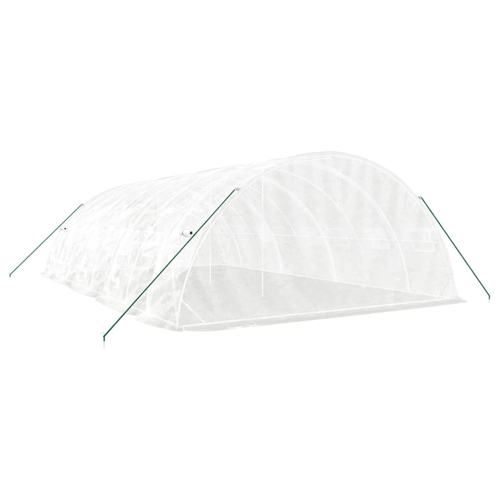 Šiltnamis su plieno rėmu, baltos spalvos, 8x5x2,3m, 40m² Šiltnamis su plieno rėmu, baltos spalvos, 8x5x2,3m, 40m² - Image 6