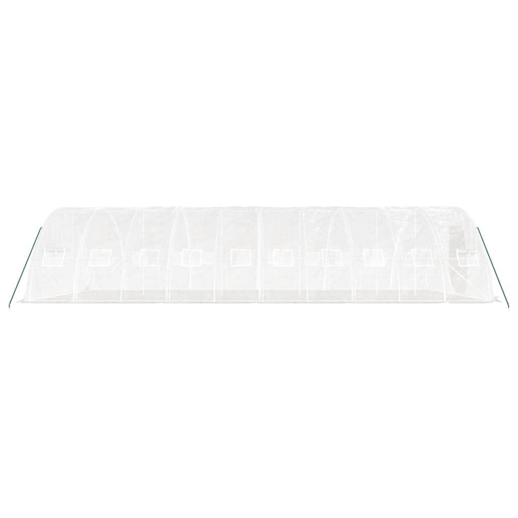 Šiltnamis su plieno rėmu, baltos spalvos, 10x5x2,3m, 50m² Šiltnamis su plieno rėmu, baltos spalvos, 10x5x2,3m, 50m² - Image 5