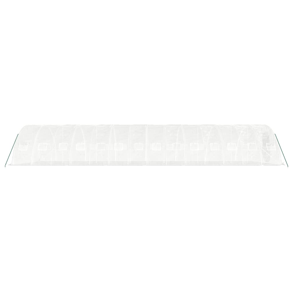 Šiltnamis su plieno rėmu, baltos spalvos, 14x5x2,3m, 70m² Šiltnamis su plieno rėmu, baltos spalvos, 14x5x2,3m, 70m² - Image 5