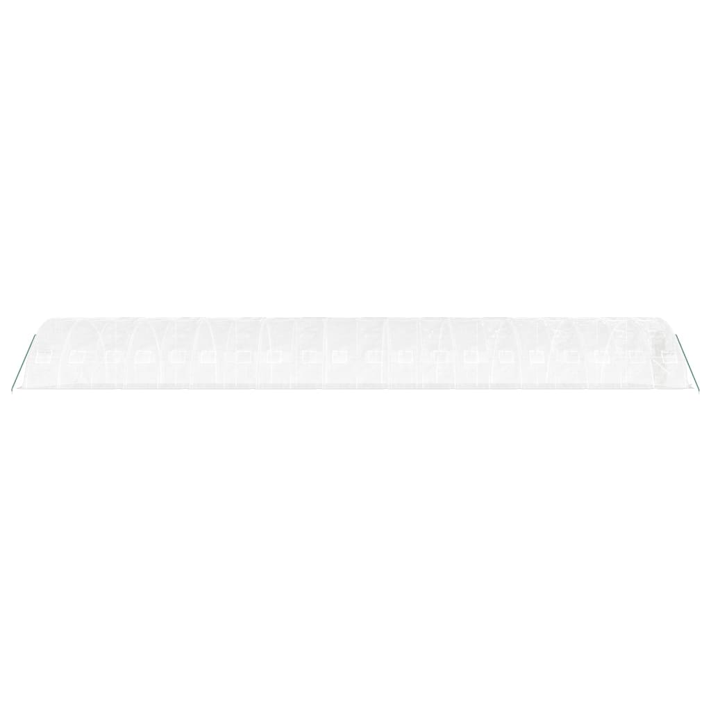 Šiltnamis su plieno rėmu, baltos spalvos, 20x5x2,3m, 100m² Šiltnamis su plieno rėmu, baltos spalvos, 20x5x2,3m, 100m² - Image 5