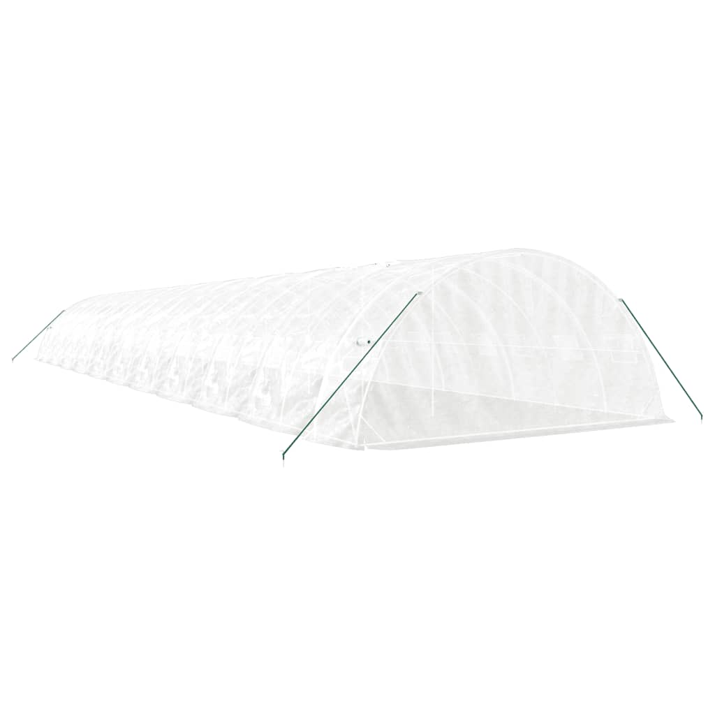 Šiltnamis su plieno rėmu, baltos spalvos, 22x5x2,3m, 110m² Šiltnamis su plieno rėmu, baltos spalvos, 22x5x2,3m, 110m² - Image 6