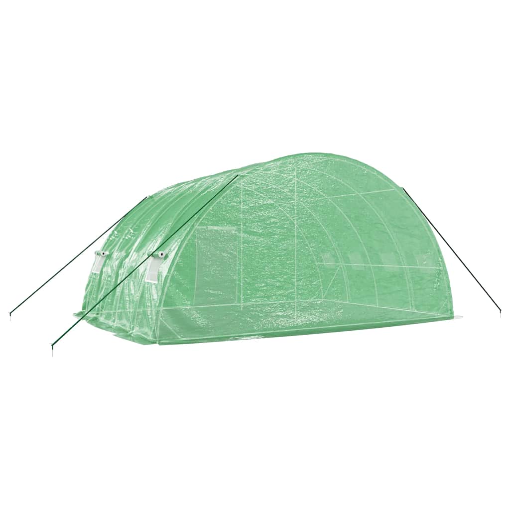 Šiltnamis su plieniniu rėmu, žalias, 24 m², 6x4x2,85 m Šiltnamis su plieniniu rėmu, žalias, 24 m², 6x4x2,85 m - Image 6