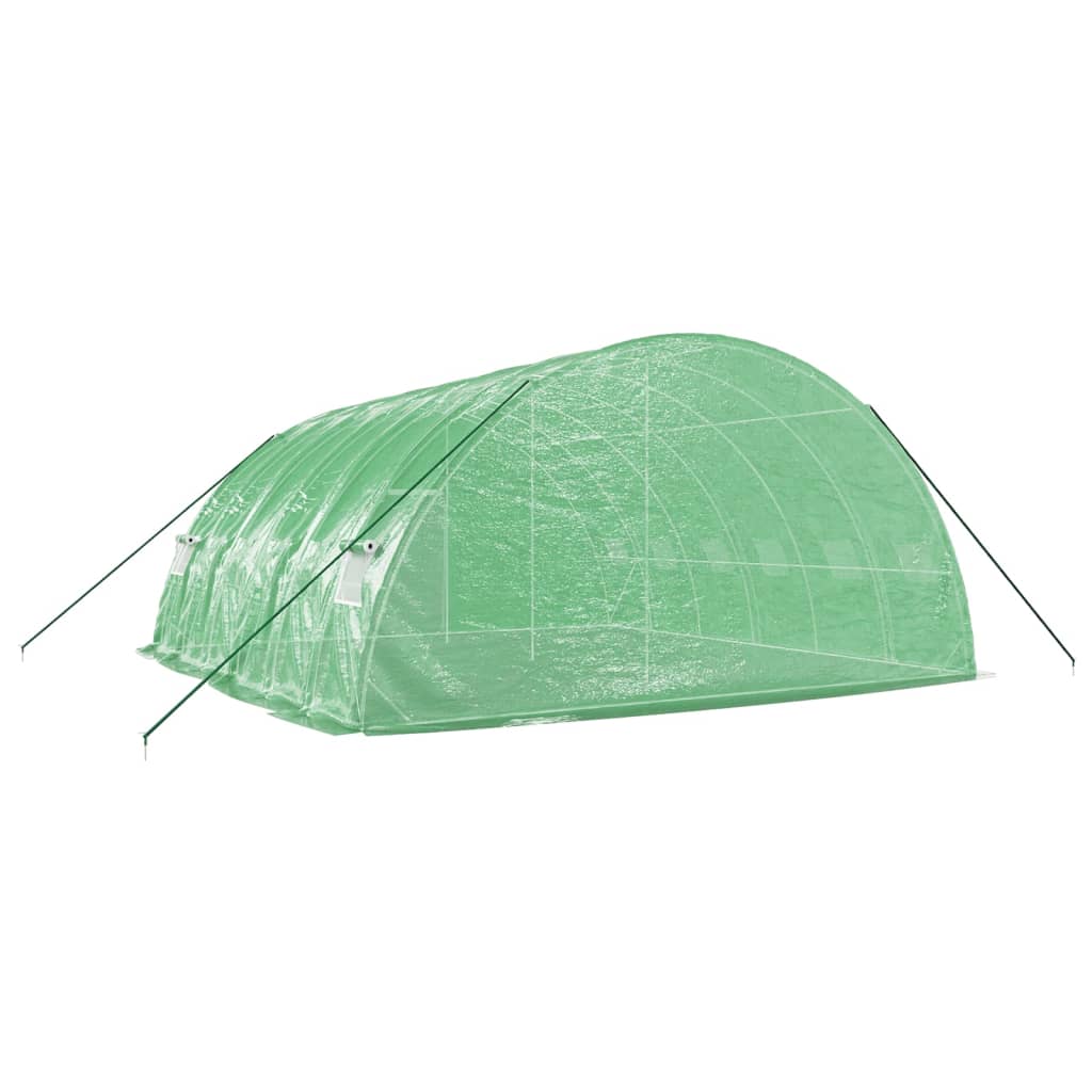 Šiltnamis su plieno rėmu, žalios spalvos, 6x6x2,85m, 36m² Šiltnamis su plieno rėmu, žalios spalvos, 6x6x2,85m, 36m² - Image 6
