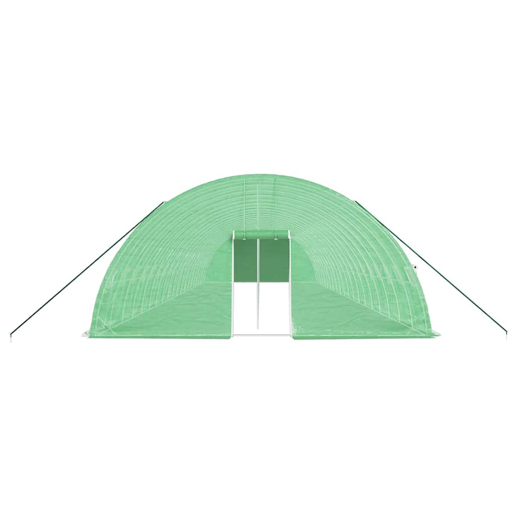 Šiltnamis su plieno rėmu, žalios spalvos, 20x6x2,85m, 120m² Šiltnamis su plieno rėmu, žalios spalvos, 20x6x2,85m, 120m² - Image 4