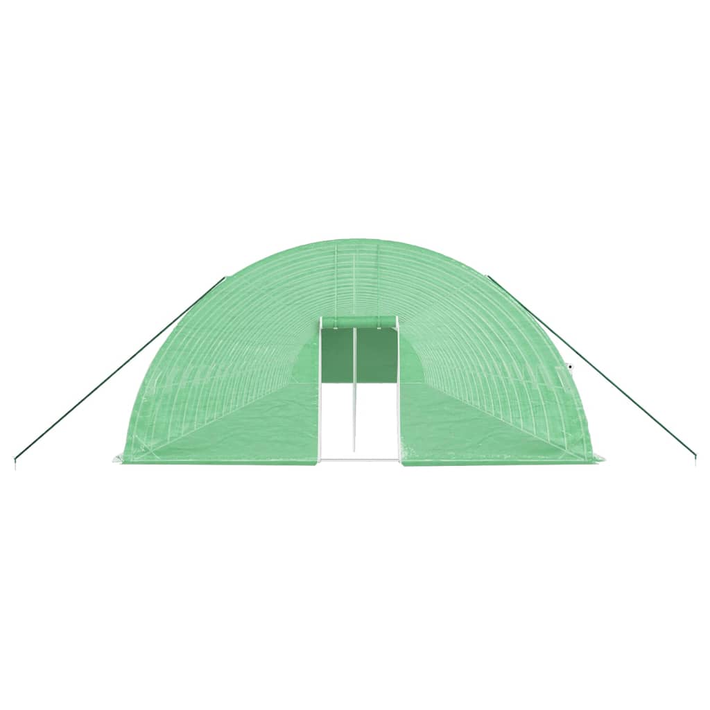 Šiltnamis su plieno rėmu, žalios spalvos, 24x6x2,85m, 144m² Šiltnamis su plieno rėmu, žalios spalvos, 24x6x2,85m, 144m² - Image 4