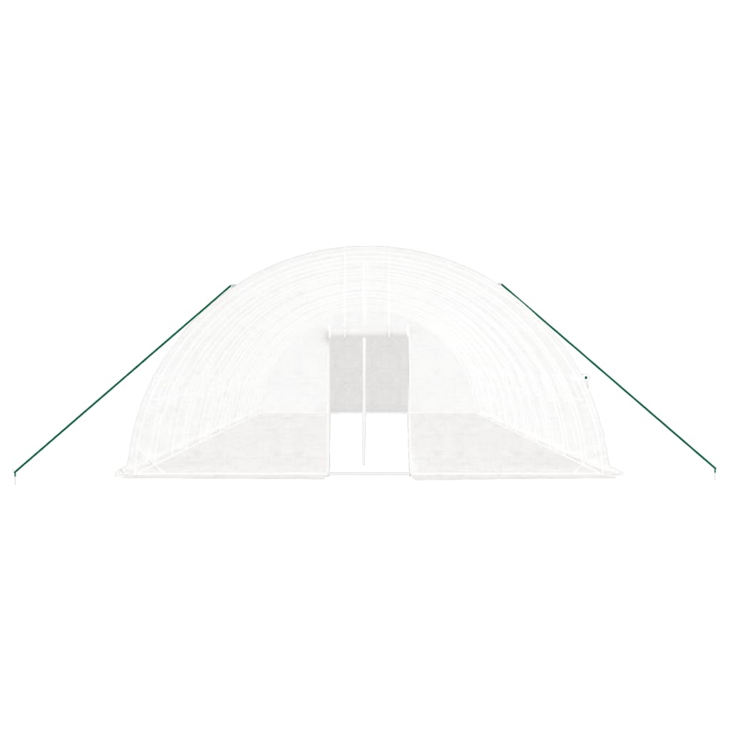 Šiltnamis su plieno rėmu, baltos spalvos, 12x6x2,85m, 72m² Šiltnamis su plieno rėmu, baltos spalvos, 12x6x2,85m, 72m² - Image 4