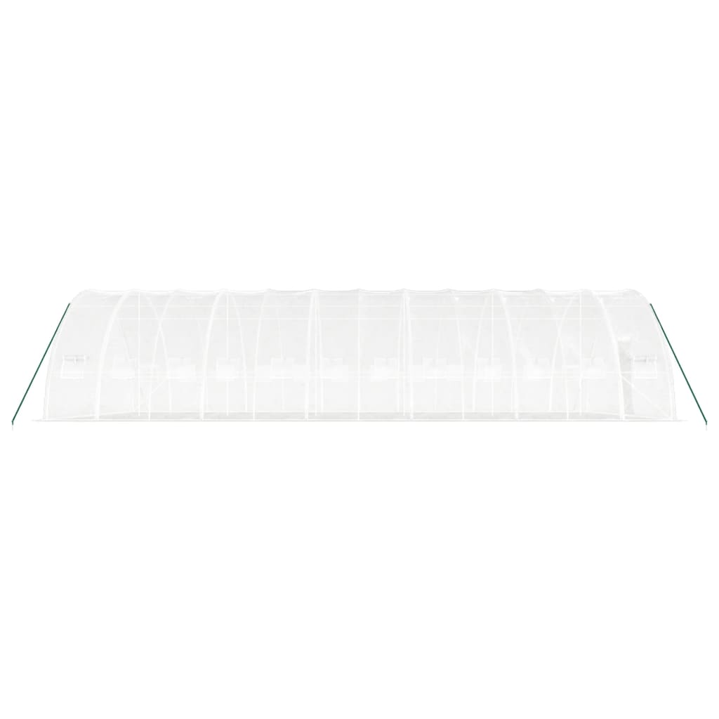 Šiltnamis su plieno rėmu, baltos spalvos, 12x6x2,85m, 72m² Šiltnamis su plieno rėmu, baltos spalvos, 12x6x2,85m, 72m² - Image 5