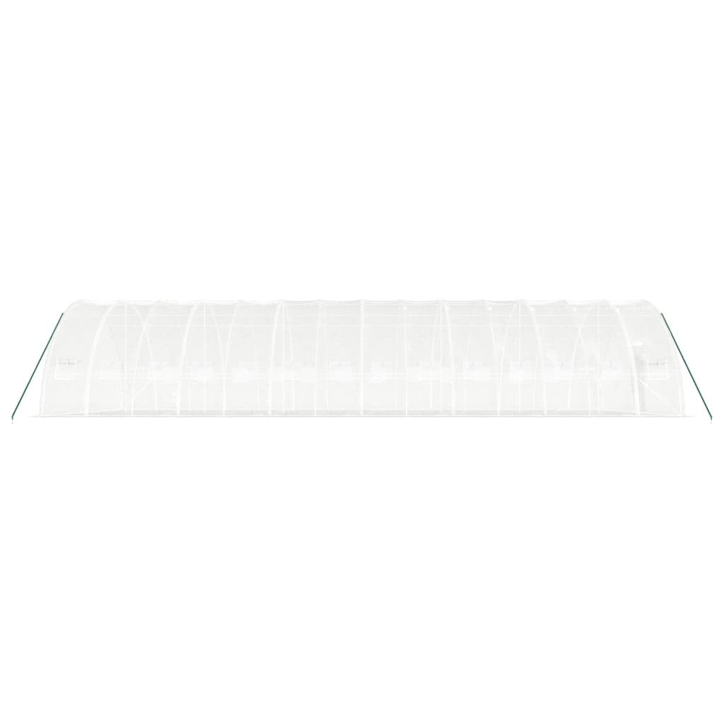 Šiltnamis su plieno rėmu, baltos spalvos, 14x6x2,85m, 84m² Šiltnamis su plieno rėmu, baltos spalvos, 14x6x2,85m, 84m² - Image 5