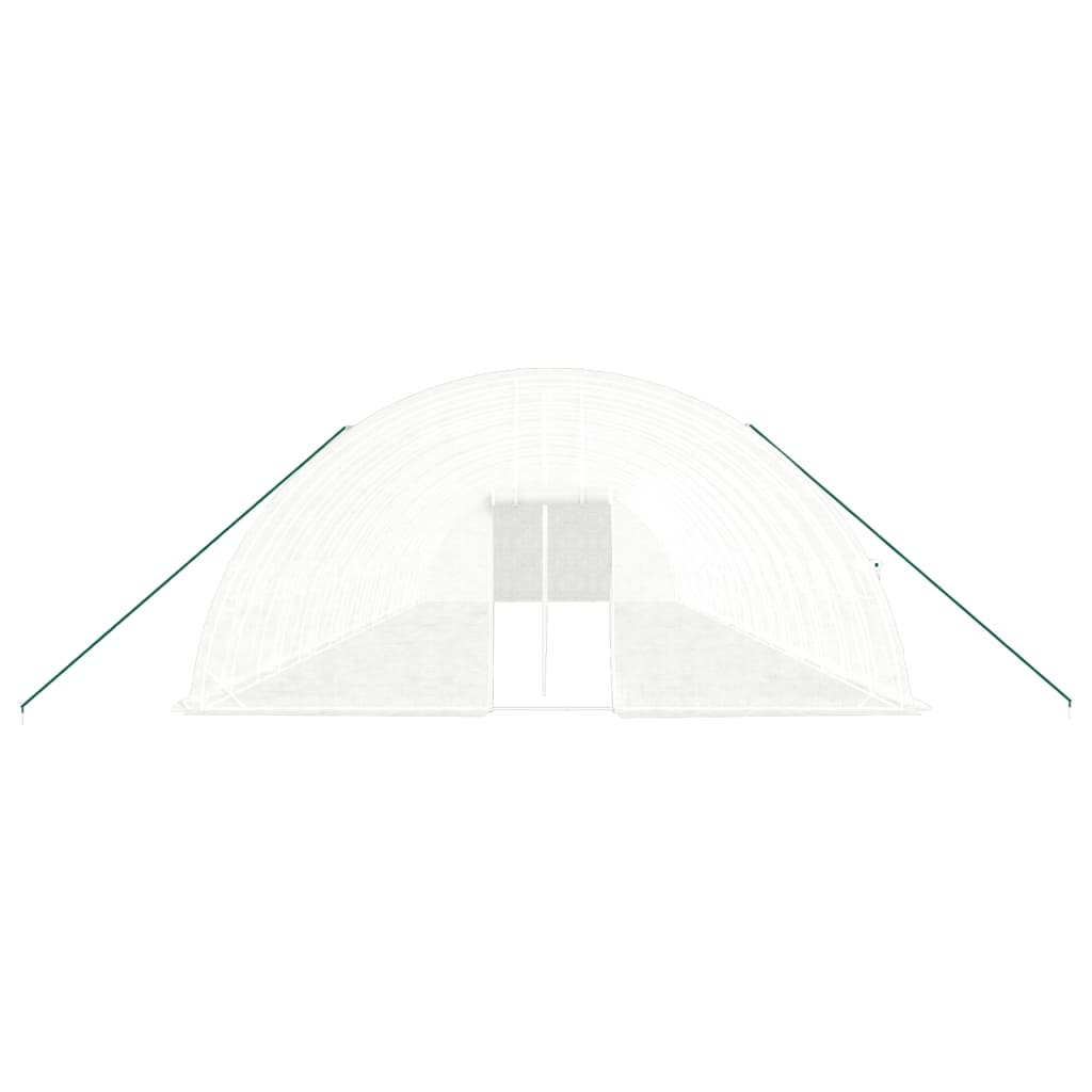 Šiltnamis su plieno rėmu, baltos spalvos, 18x6x2,85m, 108m² Šiltnamis su plieno rėmu, baltos spalvos, 18x6x2,85m, 108m² - Image 4
