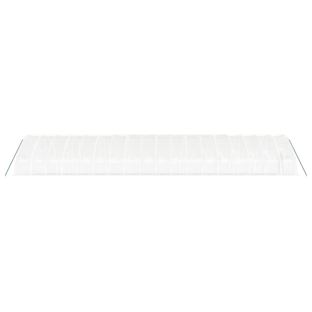 Šiltnamis su plieno rėmu, baltos spalvos, 18x6x2,85m, 108m² Šiltnamis su plieno rėmu, baltos spalvos, 18x6x2,85m, 108m² - Image 5
