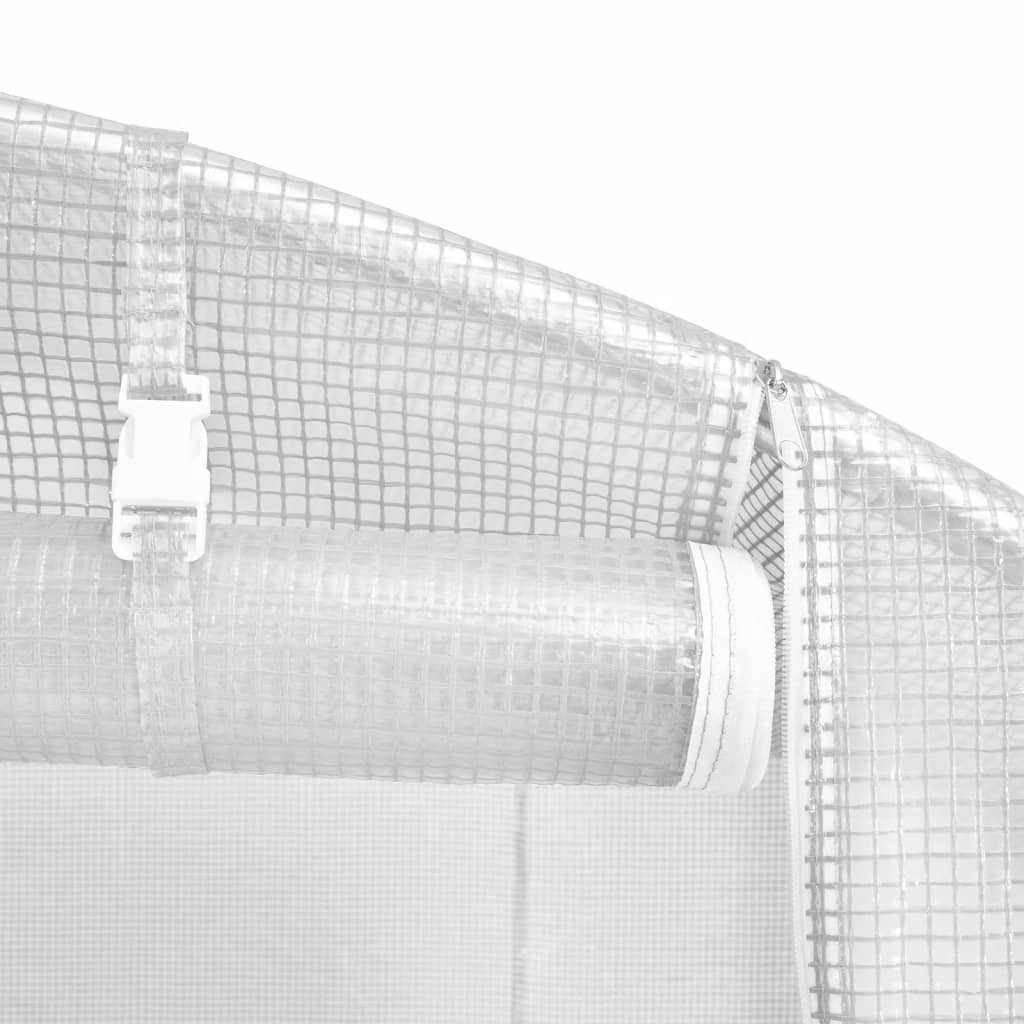 Šiltnamis su plieno rėmu, baltos spalvos, 20x6x2,85m, 120m² Šiltnamis su plieno rėmu, baltos spalvos, 20x6x2,85m, 120m² - Image 11