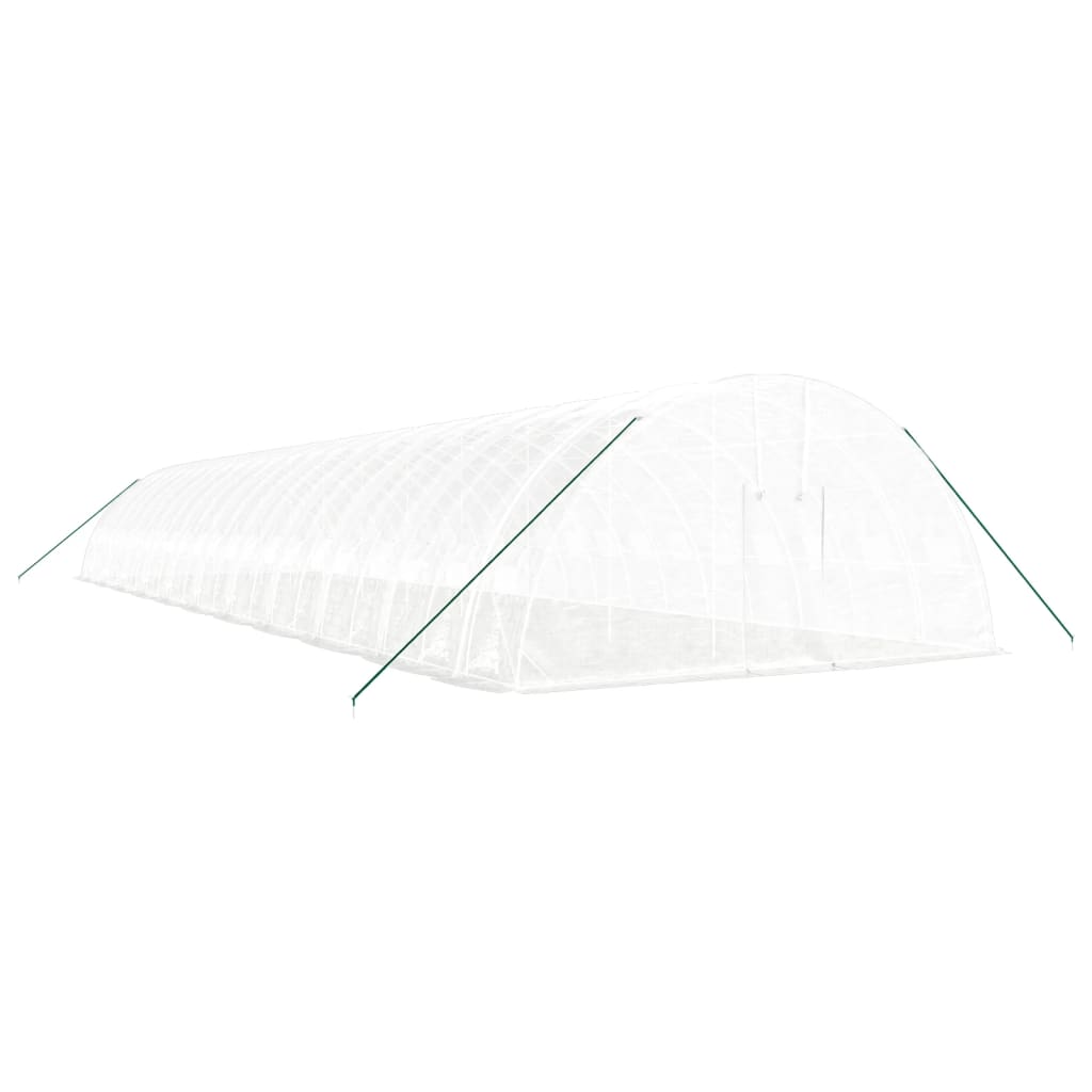 Šiltnamis su plieno rėmu, baltos spalvos, 22x6x2,85m, 132m² Šiltnamis su plieno rėmu, baltos spalvos, 22x6x2,85m, 132m² - Image 3