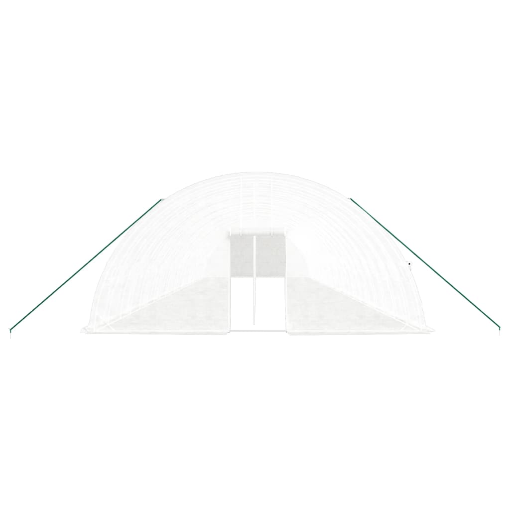 Šiltnamis su plieno rėmu, baltos spalvos, 22x6x2,85m, 132m² Šiltnamis su plieno rėmu, baltos spalvos, 22x6x2,85m, 132m² - Image 4