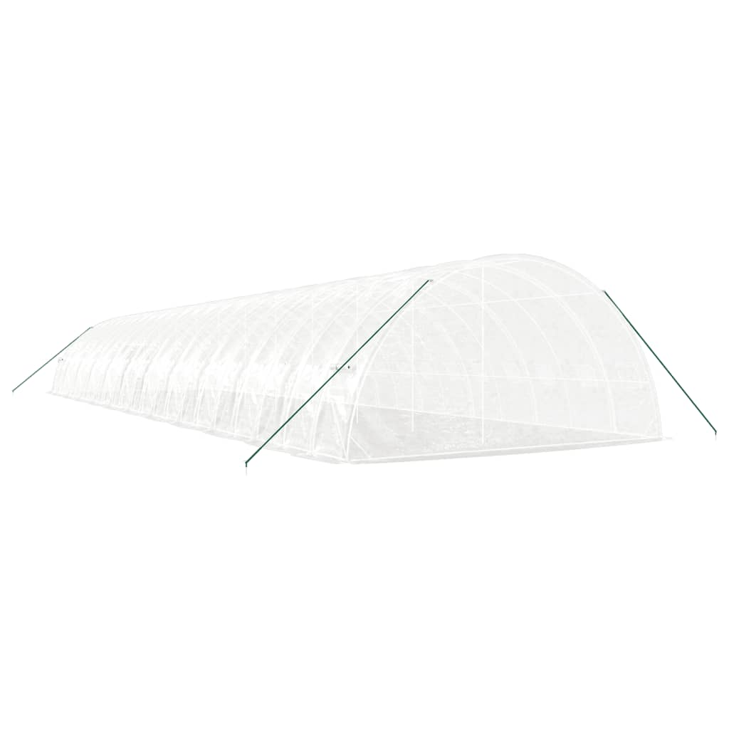 Šiltnamis su plieno rėmu, baltos spalvos, 22x6x2,85m, 132m² Šiltnamis su plieno rėmu, baltos spalvos, 22x6x2,85m, 132m² - Image 6