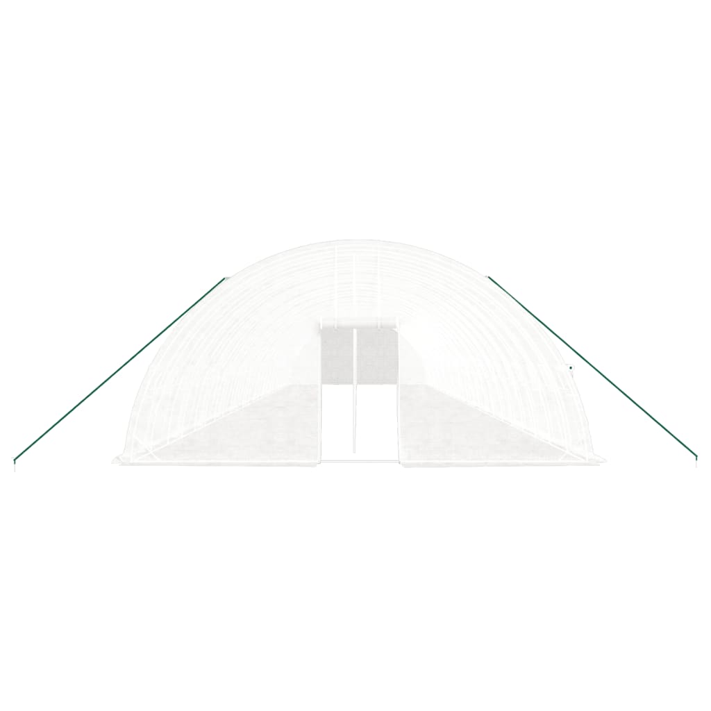Šiltnamis su plieno rėmu, baltos spalvos, 24x6x2,85m, 144m² Šiltnamis su plieno rėmu, baltos spalvos, 24x6x2,85m, 144m² - Image 4