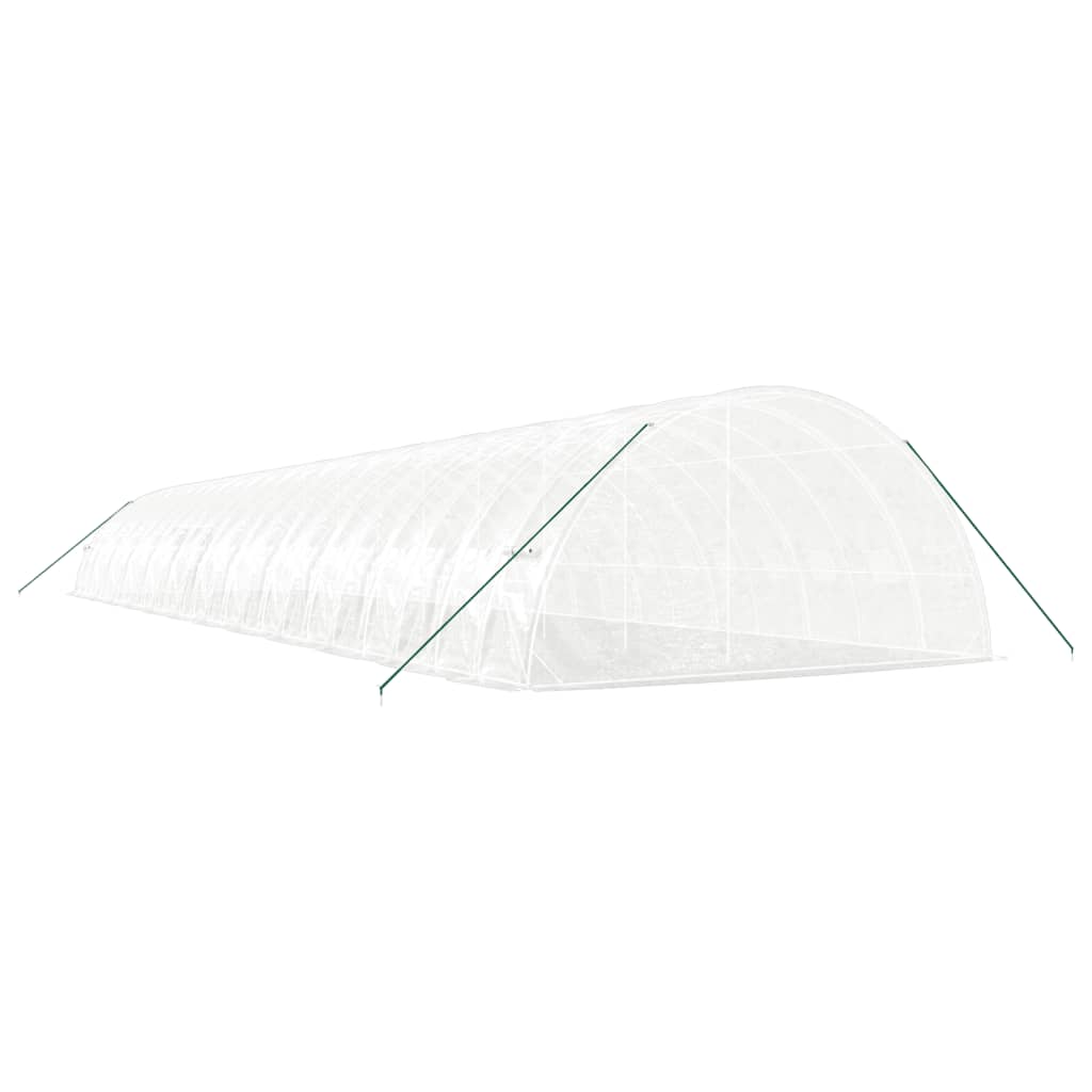Šiltnamis su plieno rėmu, baltos spalvos, 24x6x2,85m, 144m² Šiltnamis su plieno rėmu, baltos spalvos, 24x6x2,85m, 144m² - Image 6