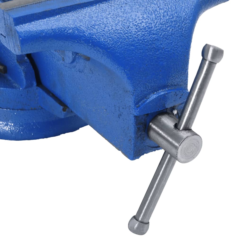Darbastalio spaustuvas, mėlynos spalvos, 125 mm, ketus Darbastalio spaustuvas, mėlynos spalvos, 125 mm, ketus - Image 6