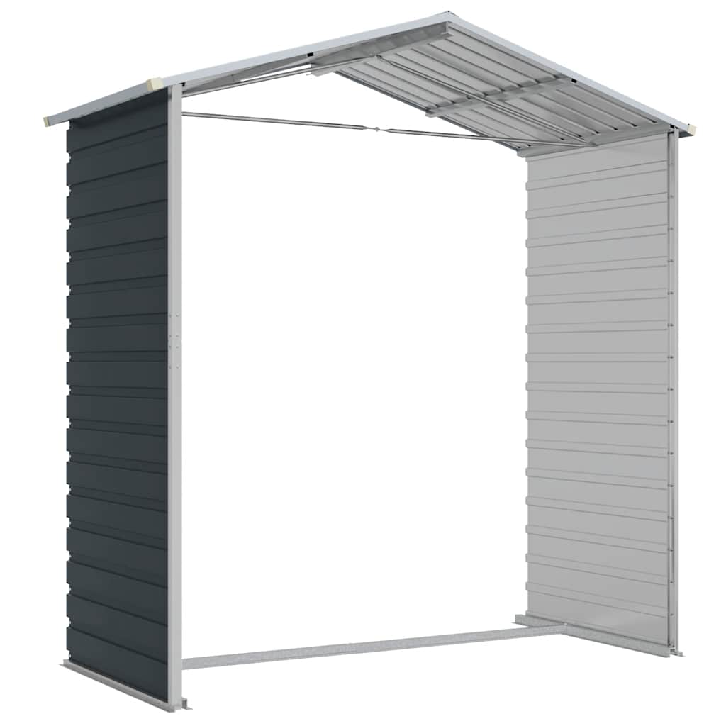 Sodo pašiūrė, antracito, 191x130x198cm, galvanizuotas plienas Sodo pašiūrė, antracito, 191x130x198cm, galvanizuotas plienas - Image 9