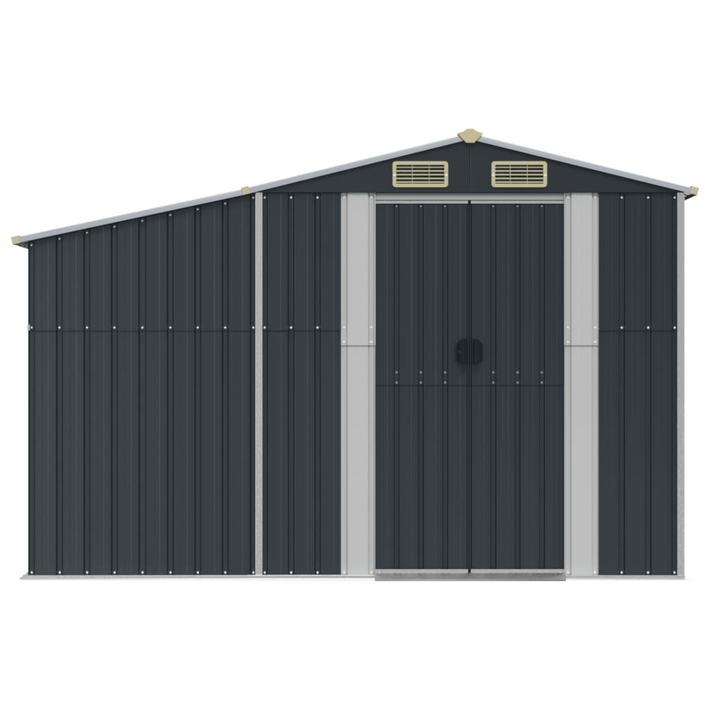 Sodo pašiūrė, antracito, 277×365,5x179cm, galvanizuotas plienas Sodo pašiūrė, antracito, 277x365,5x179cm, galvanizuotas plienas - Image 4
