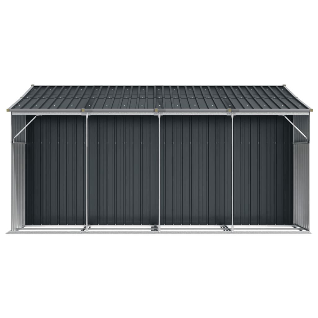Sodo pašiūrė, antracito, 277×365,5x179cm, galvanizuotas plienas Sodo pašiūrė, antracito, 277x365,5x179cm, galvanizuotas plienas - Image 6