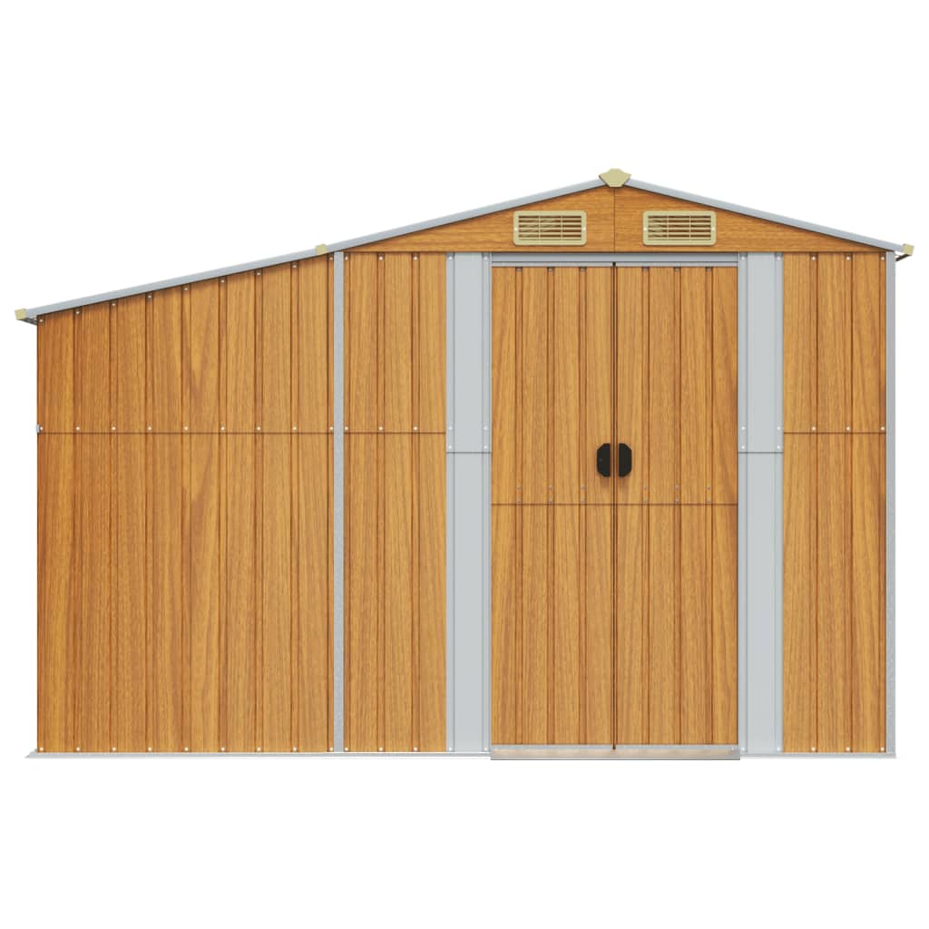 Sodo pašiūrė, šviesiai ruda, 277×192,5×179 cm, plienas Sodo pašiūrė, šviesiai ruda, 277x192,5x179 cm, plienas - Image 4