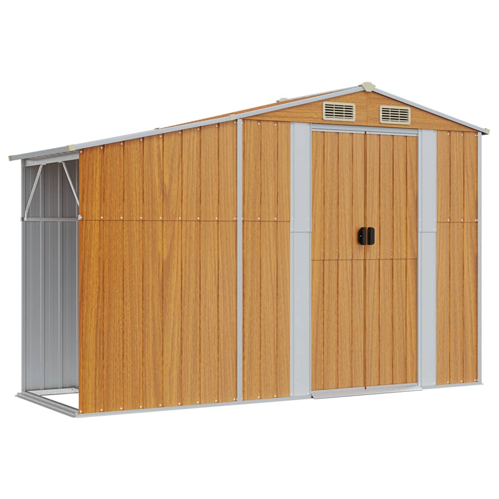 Sodo pašiūrė, šviesiai ruda, 277×192,5×179 cm, plienas Sodo pašiūrė, šviesiai ruda, 277x192,5x179 cm, plienas - Image 8