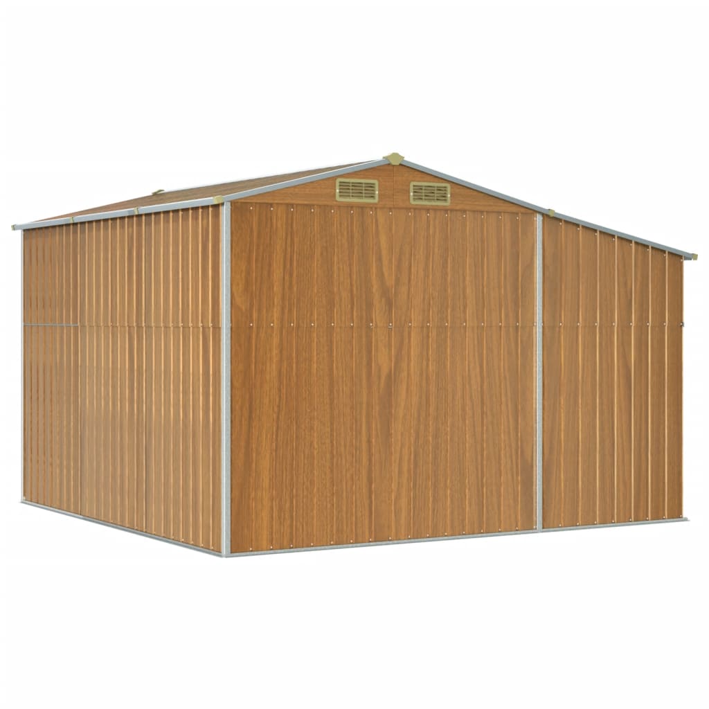 Sodo pašiūrė, šviesiai ruda, 277x279x179cm, plienas Sodo pašiūrė, šviesiai ruda, 277x279x179cm, plienas - Image 7