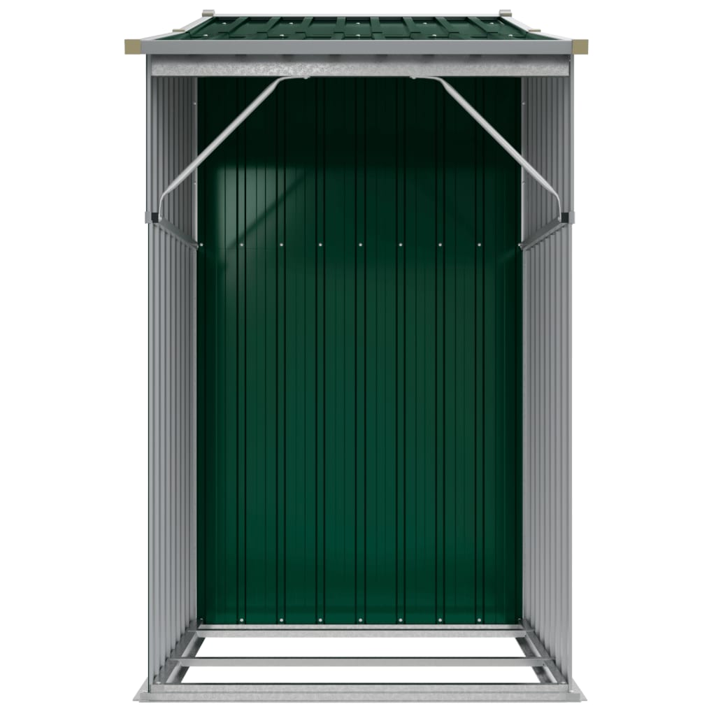 Sodo pašiūrė, žalia, 277x93x179cm, galvanizuotas plienas Sodo pašiūrė, žalia, 277x93x179cm, galvanizuotas plienas - Image 5