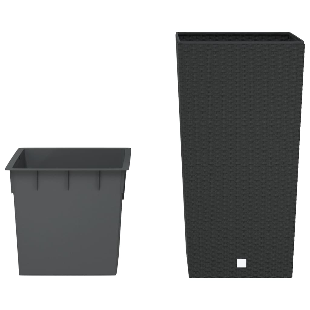 Lovelis su išimamu įdėklu, antracito, 21/49l, PP ratanas Lovelis su išimamu įdėklu, antracito, 21/49l, PP ratanas - Image 3