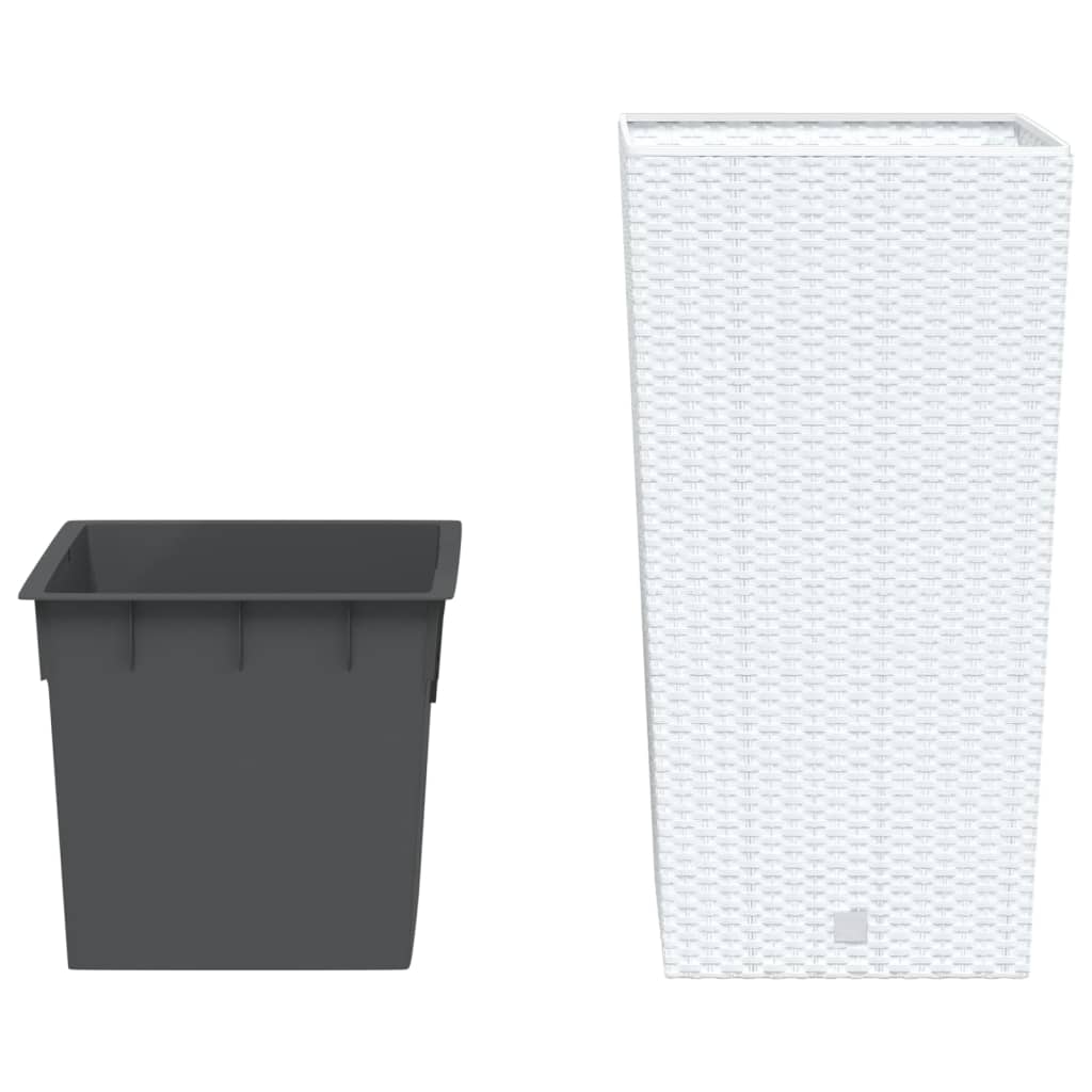 Lovelis su išimamu įdėklu, baltas, 21/49l, PP ratanas Lovelis su išimamu įdėklu, baltas, 21/49l, PP ratanas - Image 3
