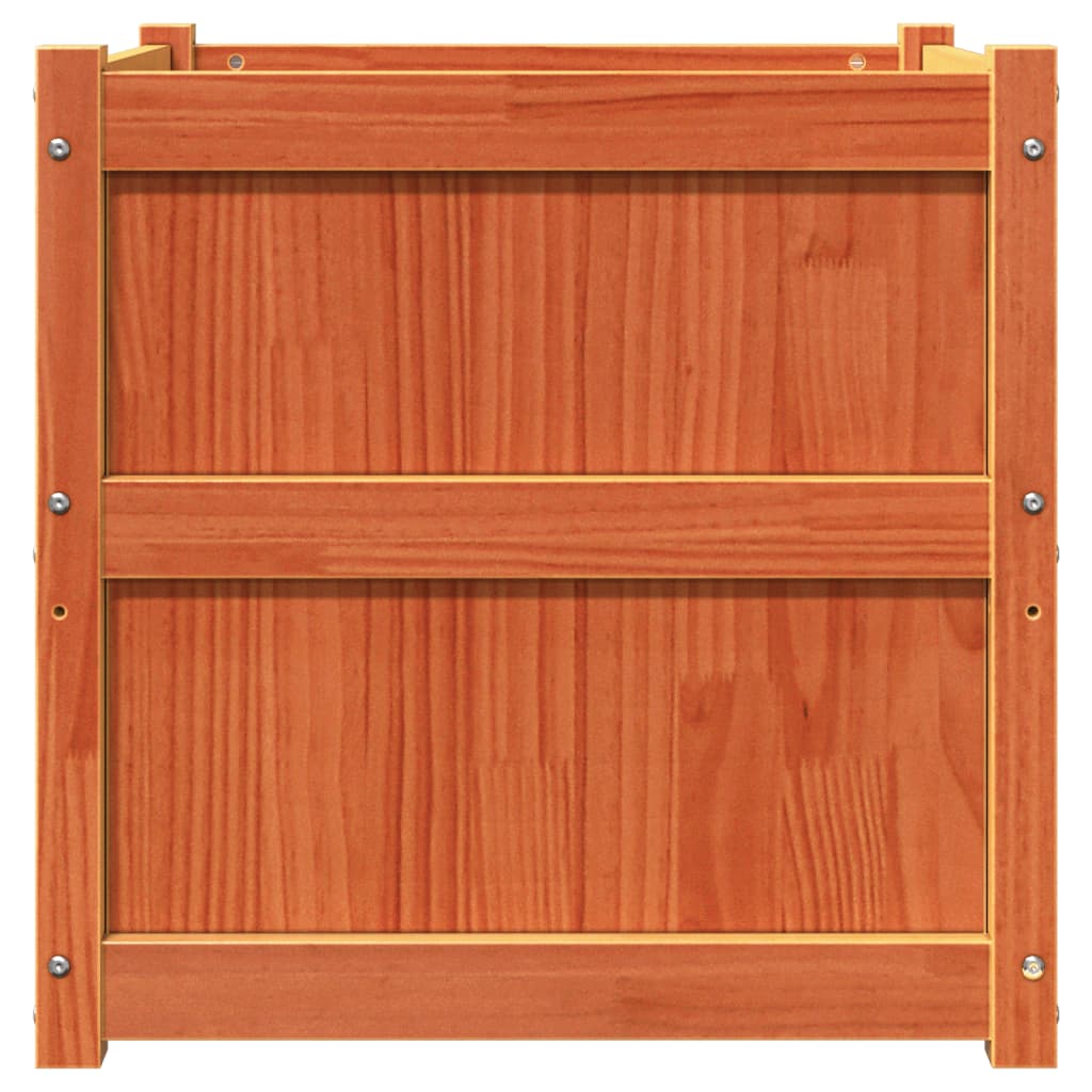 Sodo lovelis, vaško rudas, 60x60x60cm, pušies medienos masyvas Sodo lovelis, vaško rudas, 60x60x60cm, pušies medienos masyvas - Image 5