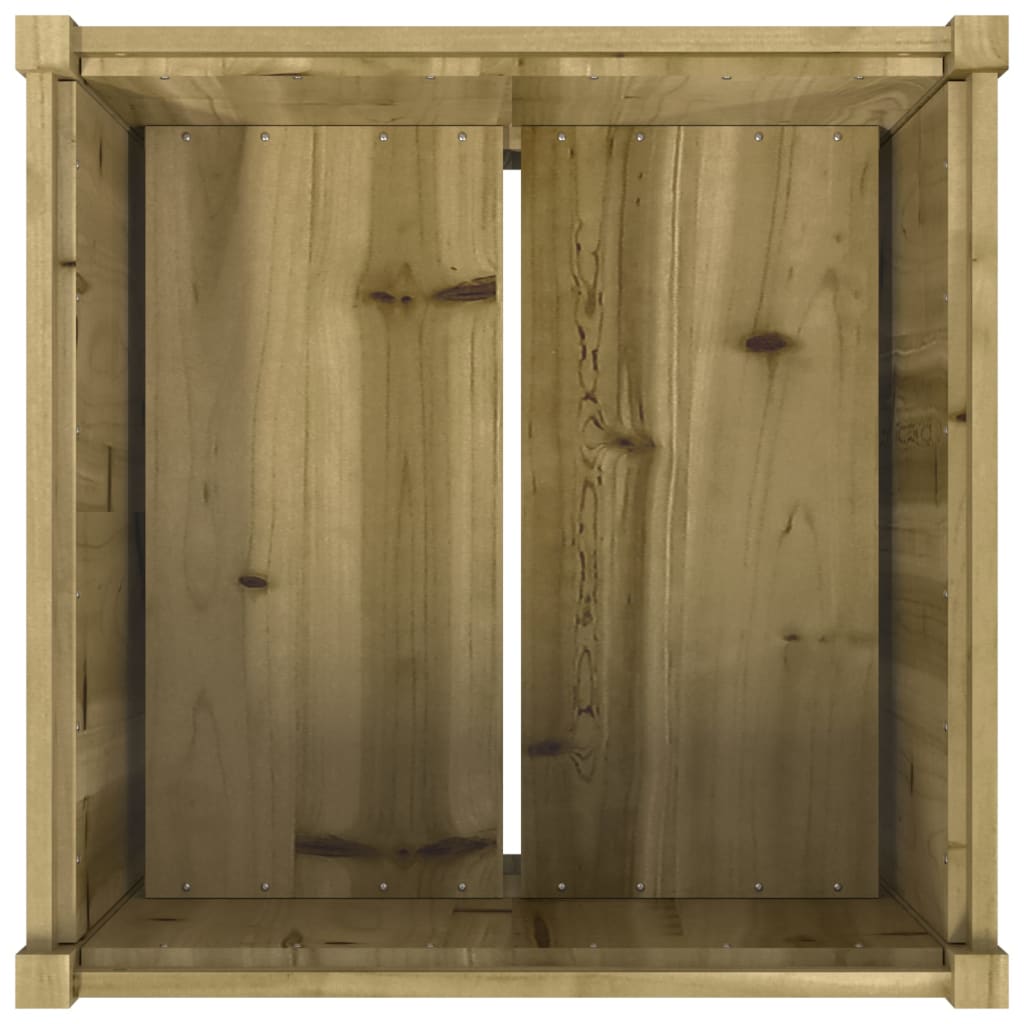 Sodo lovelis, 70x70x70cm, impregnuota pušies mediena Sodo lovelis, 70x70x70cm, impregnuota pušies mediena - Image 8