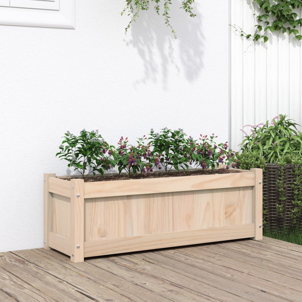 Sodo lovelis, 90x31x31cm, pušies medienos masyvas Sodo lovelis, 90x31x31cm, pušies medienos masyvas - Image 2
