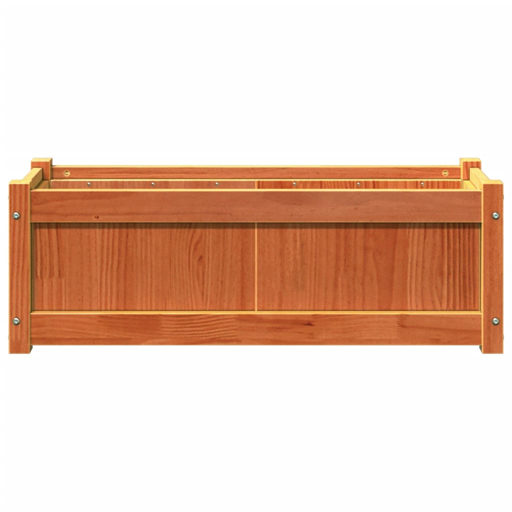Sodo lovelis, vaško rudas, 90x31x31cm, pušies medienos masyvas Sodo lovelis, vaško rudas, 90x31x31cm, pušies medienos masyvas - Image 5