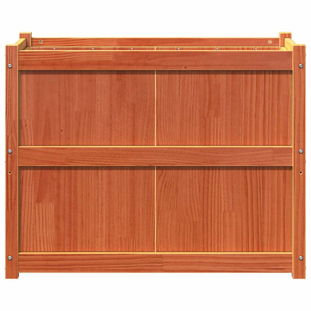Sodo lovelis, vaško rudas, 90x50x70cm, pušies medienos masyvas Sodo lovelis, vaško rudas, 90x50x70cm, pušies medienos masyvas - Image 5