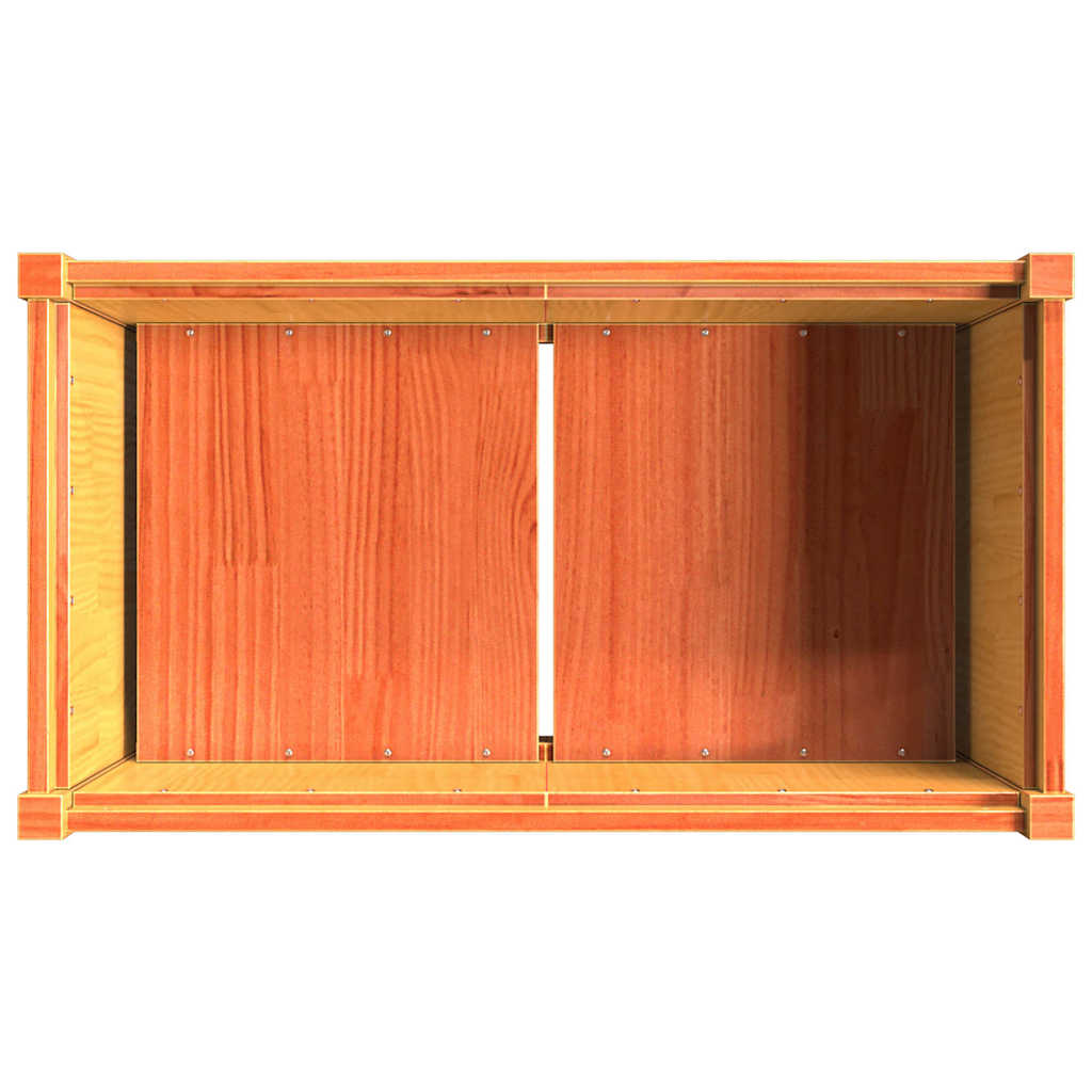 Sodo lovelis, vaško rudas, 90x50x70cm, pušies medienos masyvas Sodo lovelis, vaško rudas, 90x50x70cm, pušies medienos masyvas - Image 8