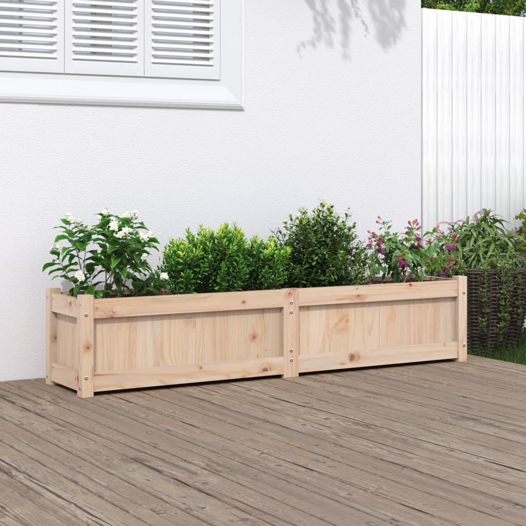 Sodo lovelis, 150x31x31cm, pušies medienos masyvas Sodo lovelis, 150x31x31cm, pušies medienos masyvas - Image 2