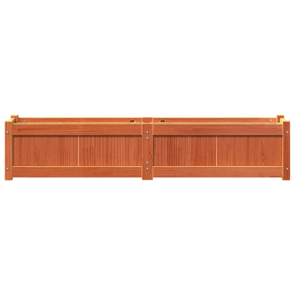 Sodo lovelis, vaško rudas, 150x31x31cm, pušies medienos masyvas Sodo lovelis, vaško rudas, 150x31x31cm, pušies medienos masyvas - Image 5