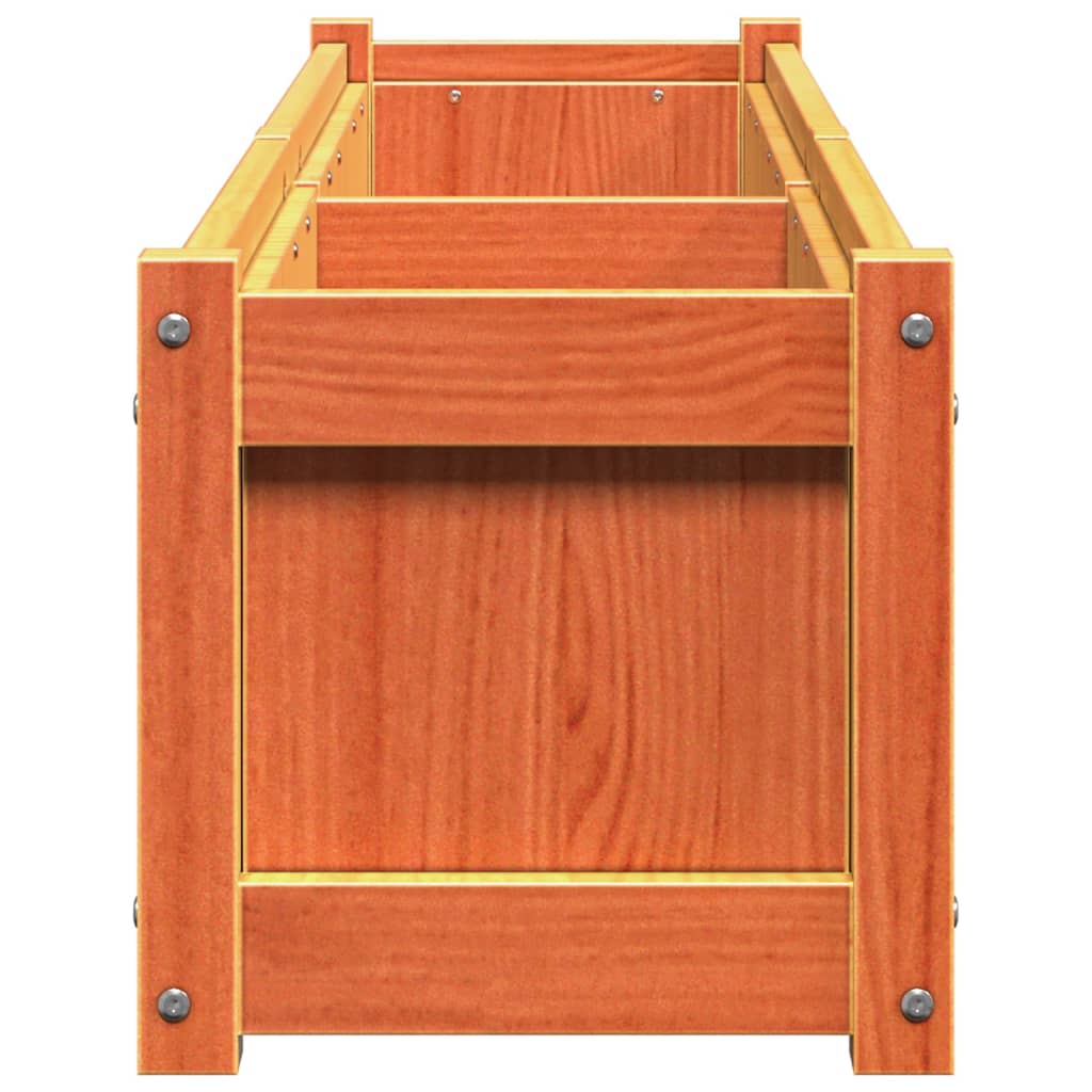 Sodo lovelis, vaško rudas, 150x31x31cm, pušies medienos masyvas Sodo lovelis, vaško rudas, 150x31x31cm, pušies medienos masyvas - Image 6