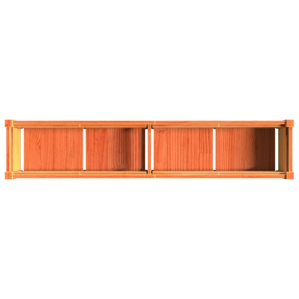 Sodo lovelis, vaško rudas, 150x31x31cm, pušies medienos masyvas Sodo lovelis, vaško rudas, 150x31x31cm, pušies medienos masyvas - Image 8