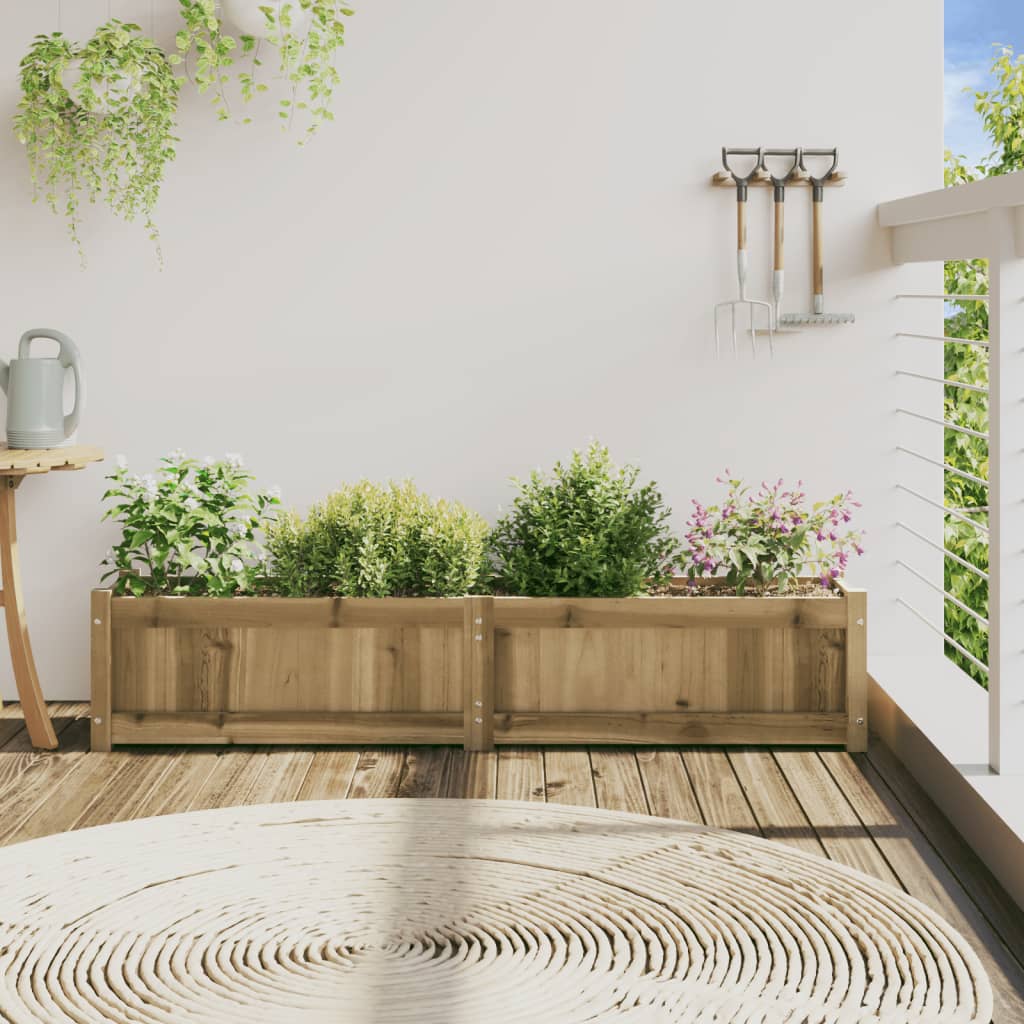 Sodo lovelis, 150x31x31cm, impregnuota pušies mediena Sodo lovelis, 150x31x31cm, impregnuota pušies mediena - Image 3