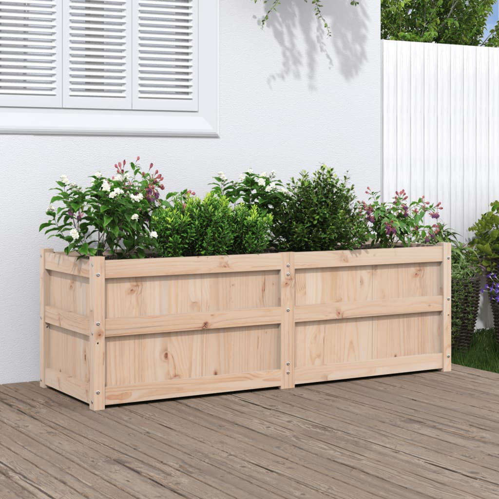 Sodo lovelis, 150x50x50cm, pušies medienos masyvas Sodo lovelis, 150x50x50cm, pušies medienos masyvas - Image 2
