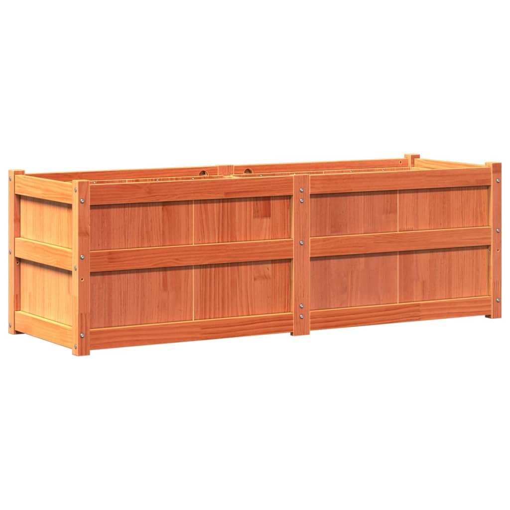 Sodo lovelis, vaško rudas, 150x50x50cm, pušies medienos masyvas Sodo lovelis, vaško rudas, 150x50x50cm, pušies medienos masyvas - Image 7