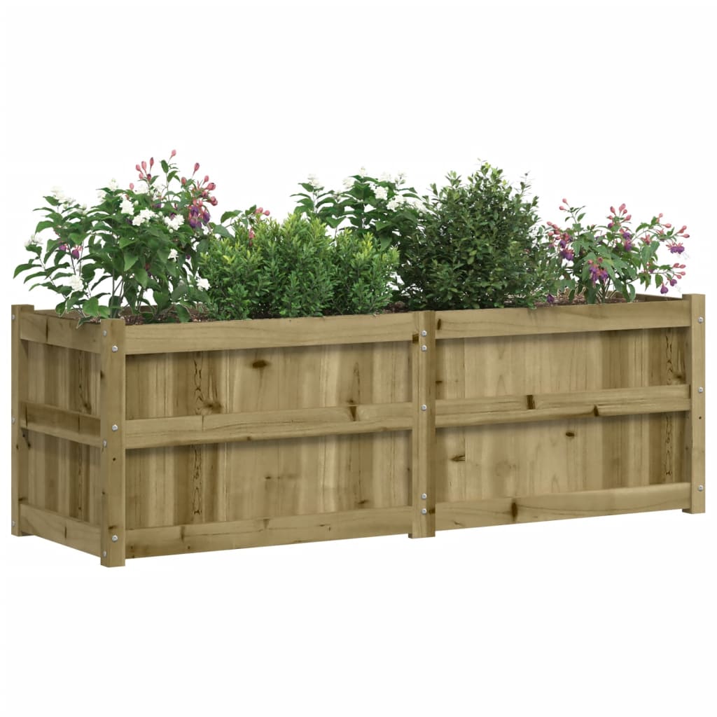 Sodo lovelis, 150x50x50cm, impregnuota pušies mediena Sodo lovelis, 150x50x50cm, impregnuota pušies mediena - Image 4