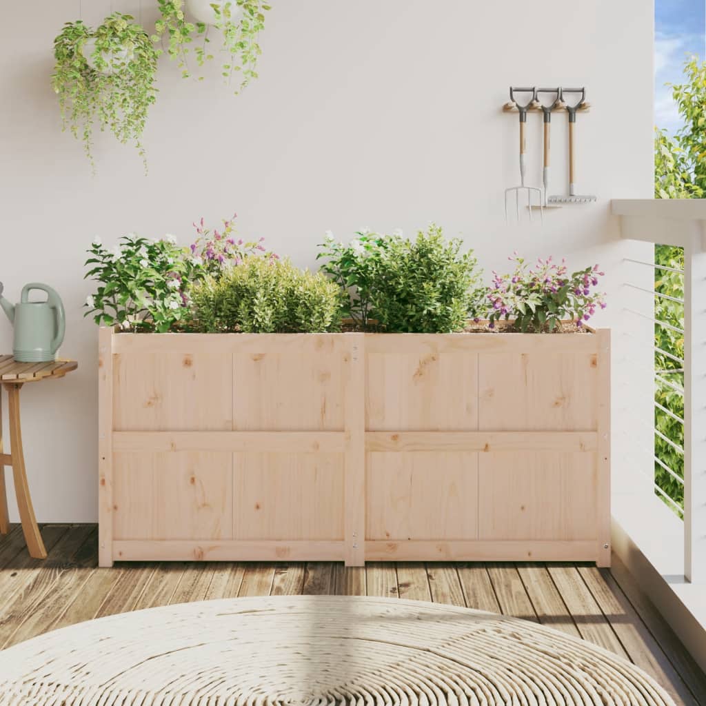 Sodo lovelis, 150x50x70cm, pušies medienos masyvas Sodo lovelis, 150x50x70cm, pušies medienos masyvas - Image 3