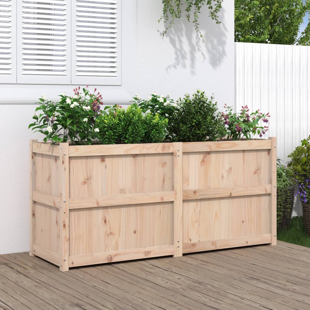 Sodo lovelis, 150x50x70cm, pušies medienos masyvas Sodo lovelis, 150x50x70cm, pušies medienos masyvas - Image 2
