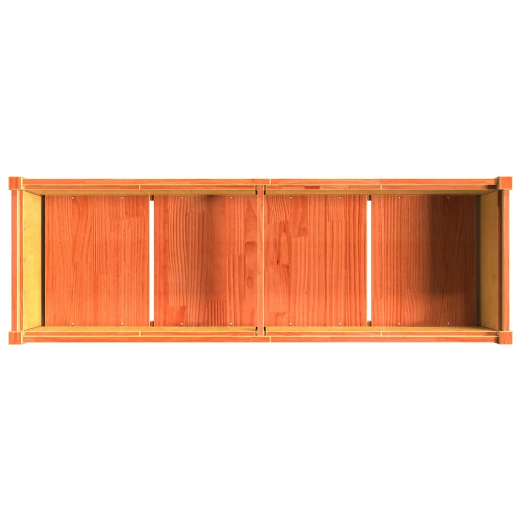 Sodo lovelis, vaško rudas, 150x50x70cm, pušies medienos masyvas Sodo lovelis, vaško rudas, 150x50x70cm, pušies medienos masyvas - Image 8
