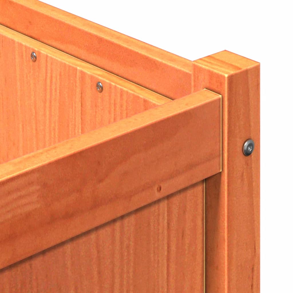 Sodo lovelis, vaško rudas, 150x50x70cm, pušies medienos masyvas Sodo lovelis, vaško rudas, 150x50x70cm, pušies medienos masyvas - Image 9
