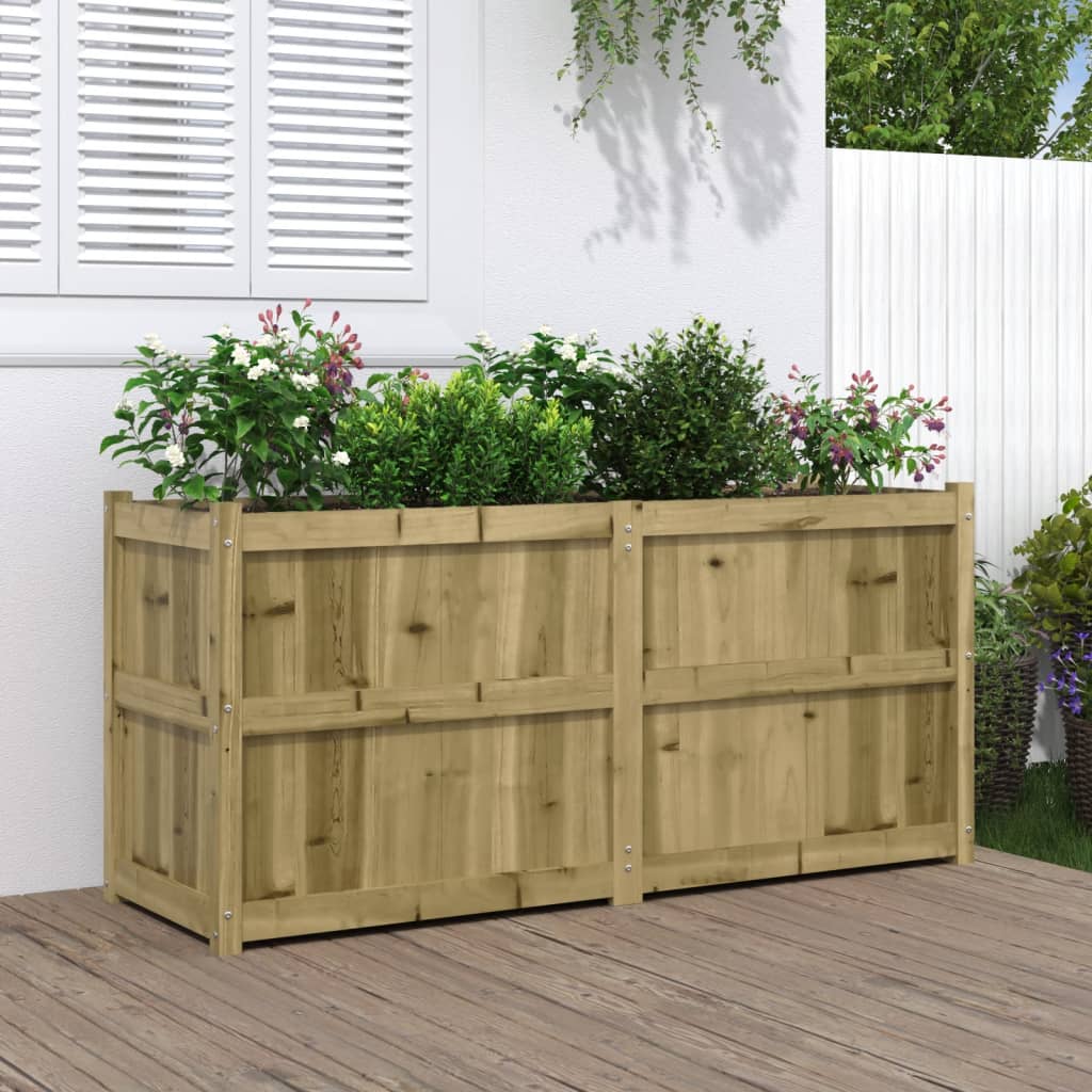 Sodo lovelis, 150x50x70cm, impregnuota pušies mediena Sodo lovelis, 150x50x70cm, impregnuota pušies mediena - Image 2